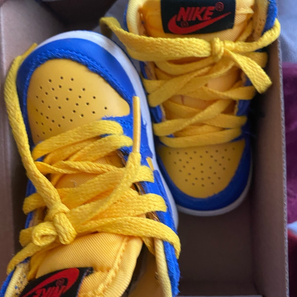 Royal blue & Yellow number 1’s